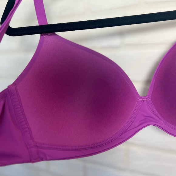 NWT Soma Memorable Wireless Soft Tshirt Bra 34 D Rio Plum Purple #0159 - Picture 4 of 9